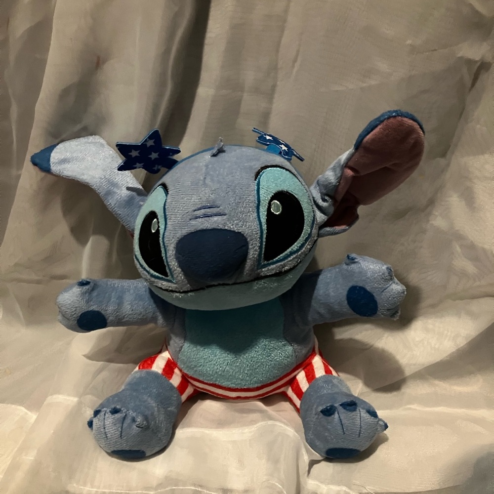 4th of July stitch plushie